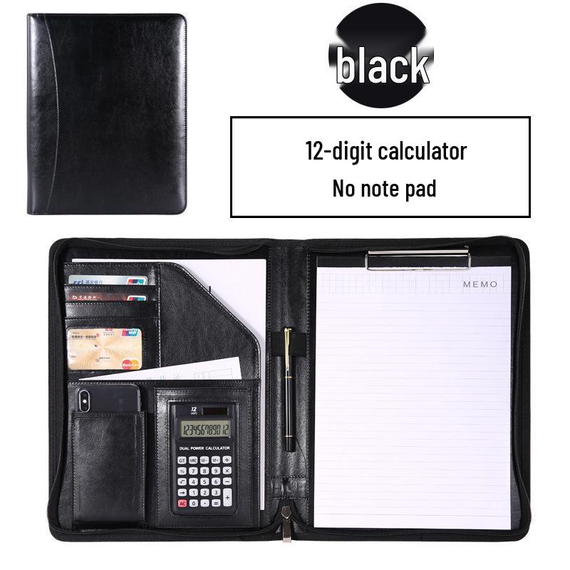 Manufacturer A4 Manager Zippered Business Ring Binder & Clipboard