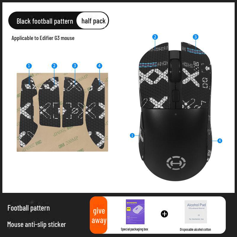 Edifier G3/G3M Anti-Rutsch- und Schweißabsorbierende Mausaufkleber