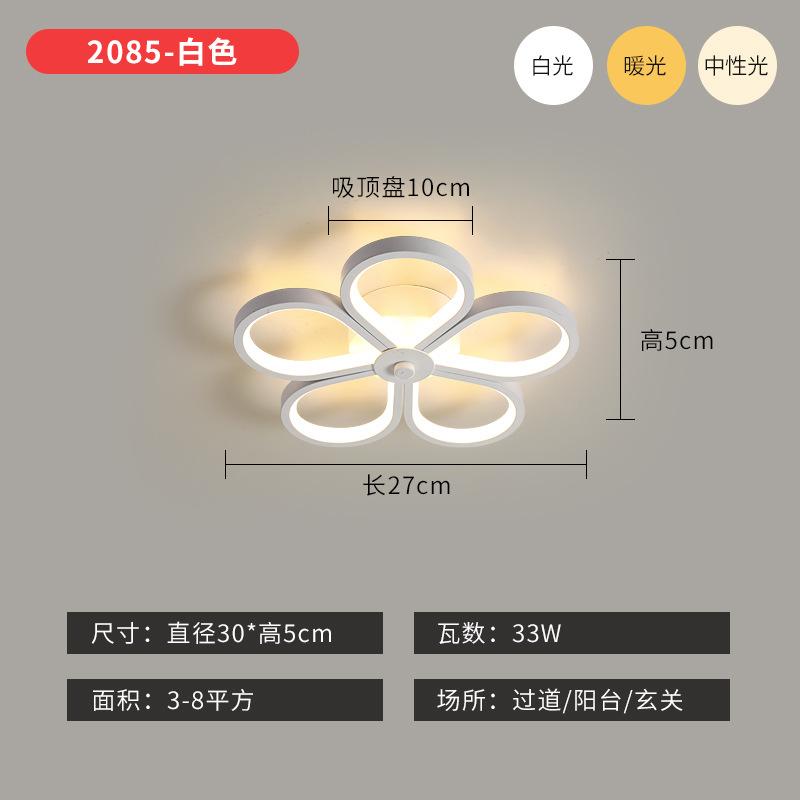 

Новый коридорный светильник для прохода, современный, простой, скандинавский, светодиодный, небольшой, потолочный светильник, креативный, вход, гардероб, балкон, освещение, популярный White