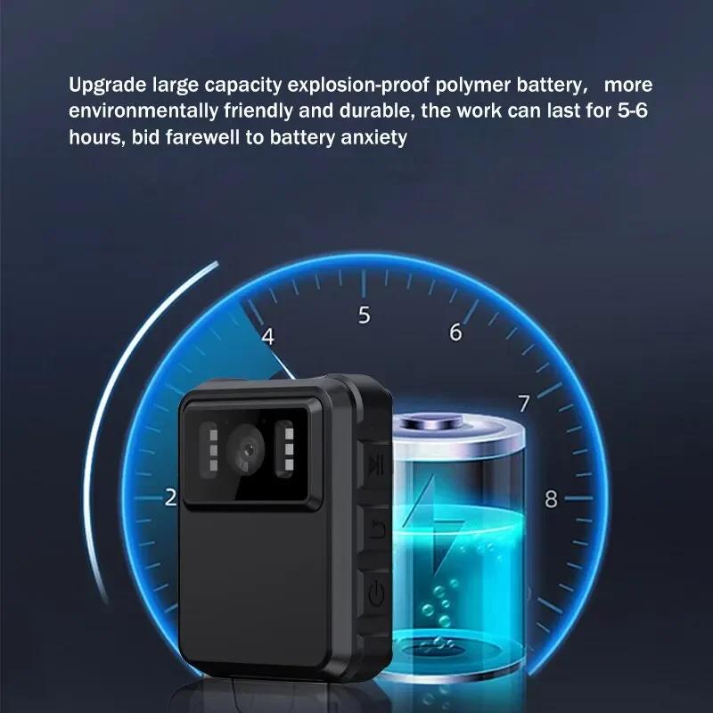 Police Body Camera WiFi HD DVR Video Security Cam IR Night Vision Mini Camcorders IP65 Waterproof Sports DV Camera