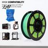 Low Shrinkage Filament Rainbow Gradient PLA 1.75mm 1KG Spool for FDM 3D Printers Warpage Printinng Roll