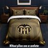 Valencia FC Design Bed Bedding Set 1 Duvet Cover + 2 Pillowcases Soft Breathable Household Bed Linens