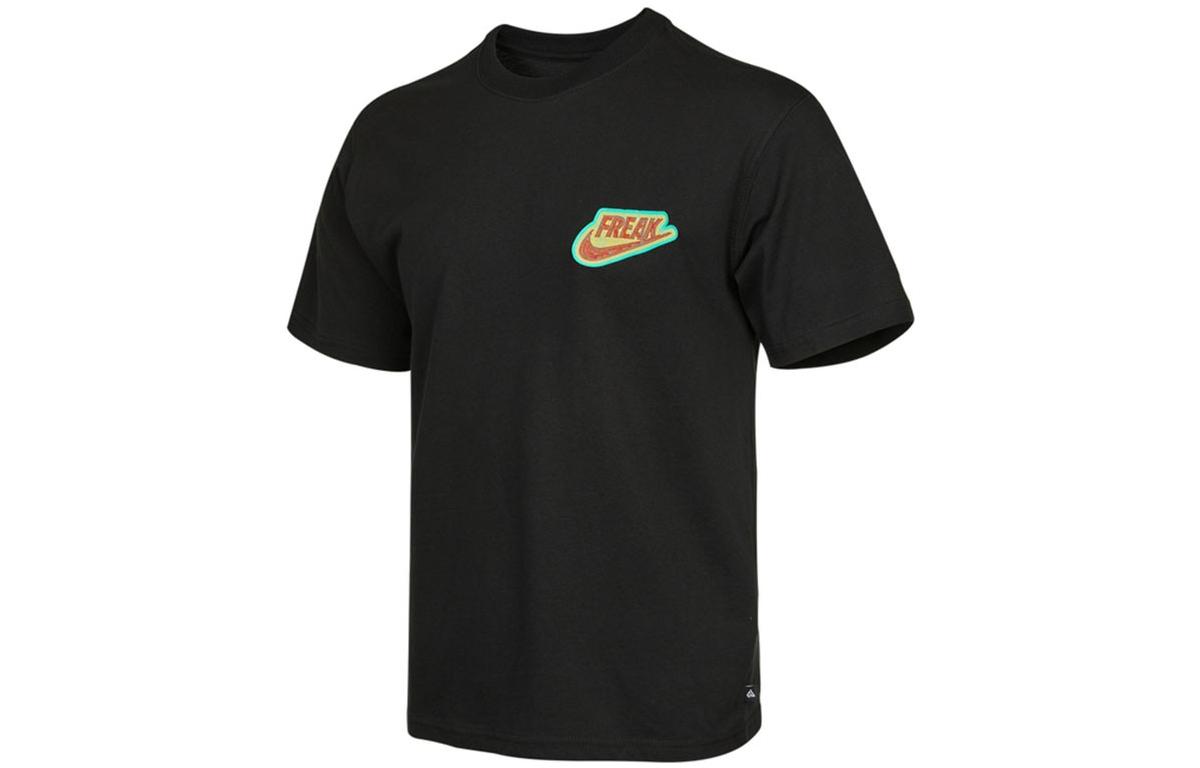 

Nike T Shirts Men s Black Crew Neck Moderate Straight Fit DJ1563-010 M