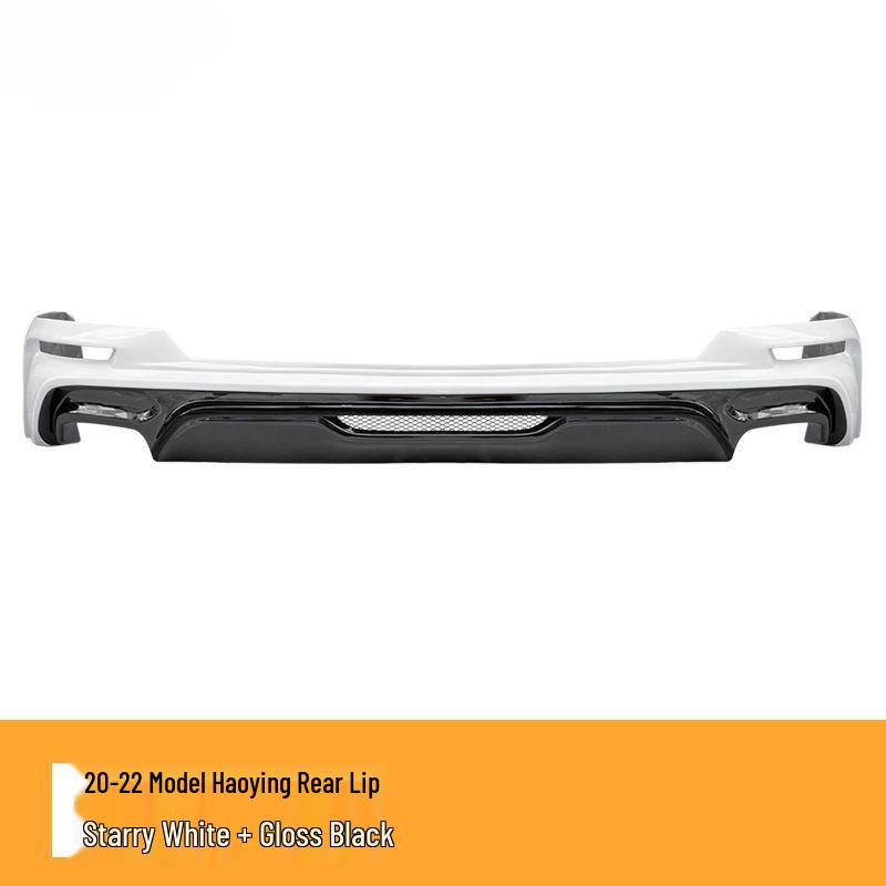 

Black Warrior Rear Lip for 20-22 Haoying Model: Sporty, Small Body Kit, Anti-Collision, Baking Paint Finish