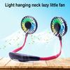 USB LED Light Rechargeable Neckband Lazy Neck Hanging Style   Fan