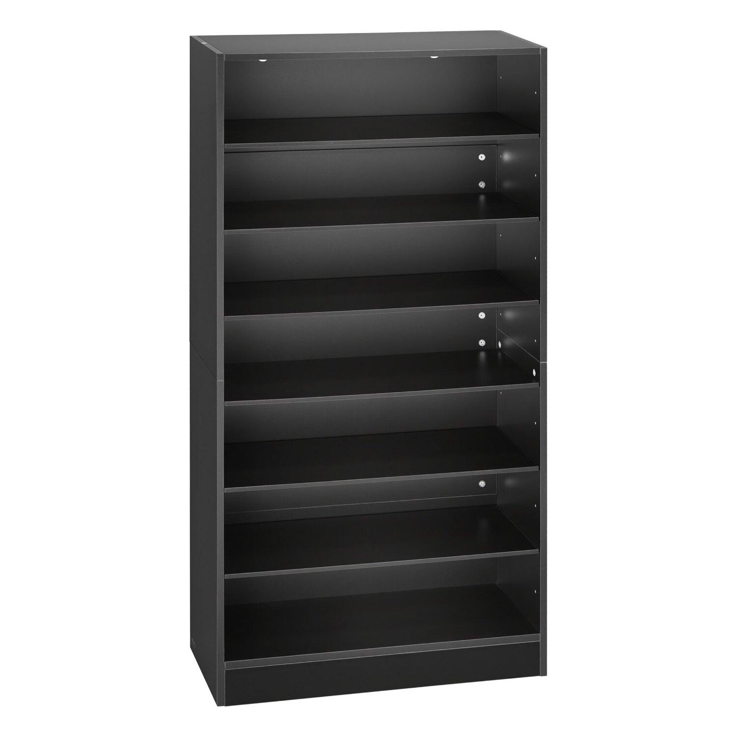 Media Storage Cabinet, 7-Tier DVD Shelf