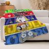 Cartoon cute KeroroS Blanket For Sofa Office Bed Plane Travel Sleep Read Relax Camping Soft And Warm