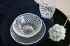 Hirota Glass Small Bowl, Snow Hail, White, AR-4W