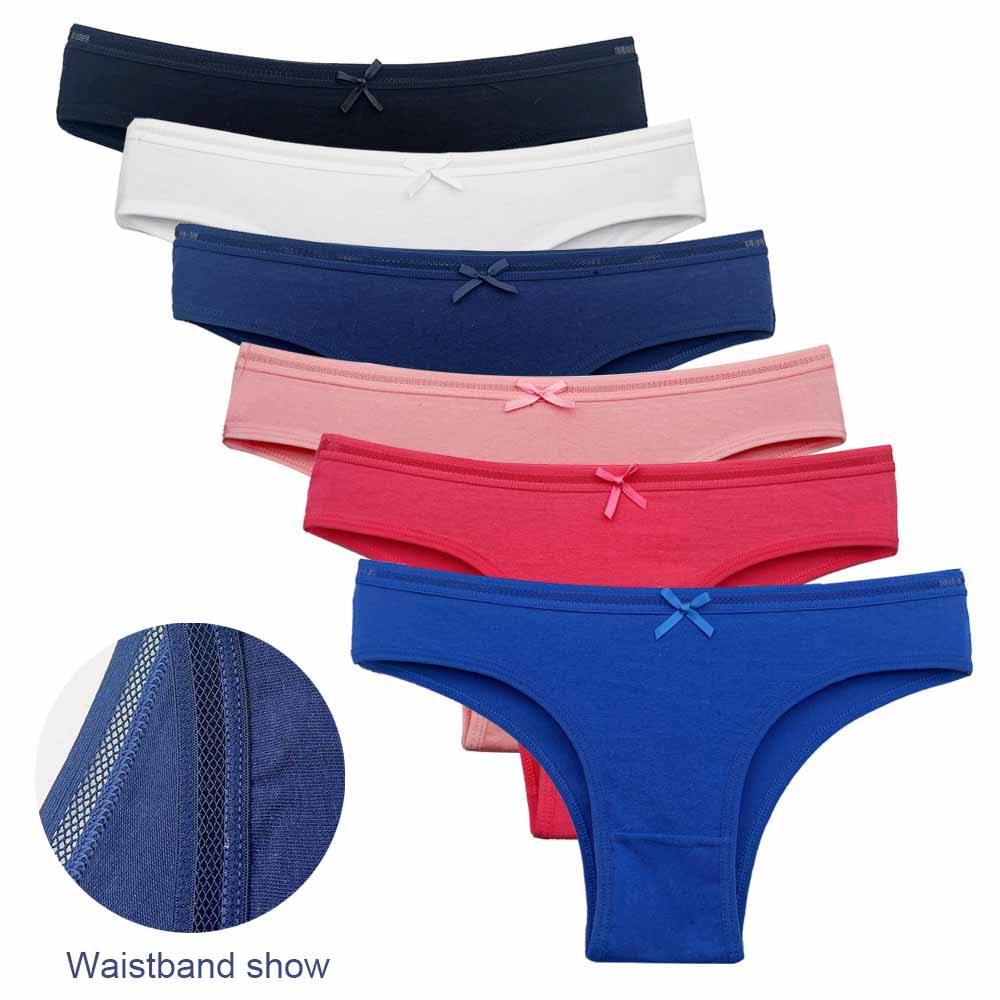

5 PCS/SET Ladies Cotton Lingerie Female Thongs Sexy Underwear For Woman Low-Rise Underpant Ladies s Panties Bikini Briefs 89 Practical Use M(40-50kg)&5pcs
