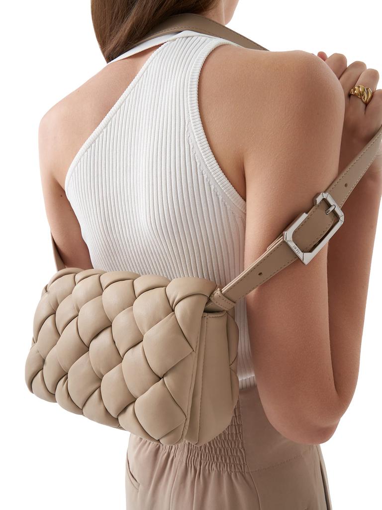 Maze Shoulder Bag Almond Color [JW PEI]