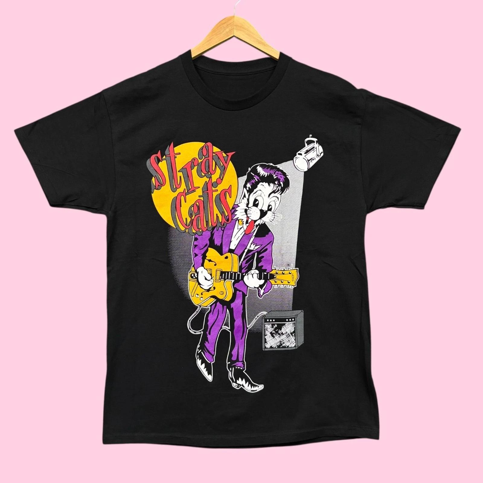 

The Stray Cats Runaway Boys Album Rockabilly Band Tee M L