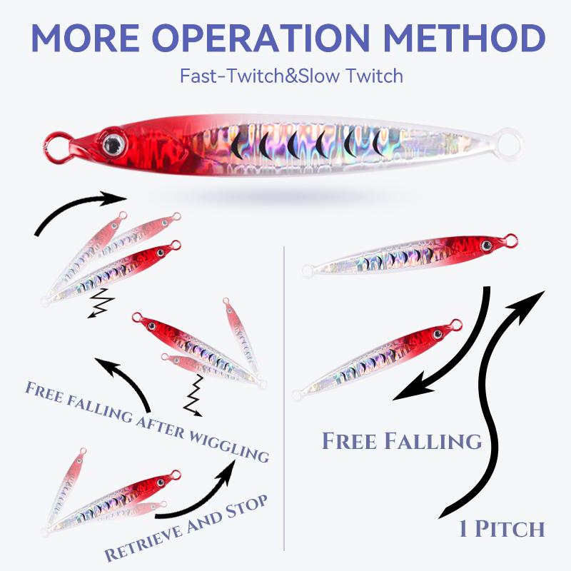 Kingdom Weit Casting Köder Angeln Metall Jig Löffel 40g 60g Künstliche Köder Jigging Fisch Seebarsch Angelköder Tackle