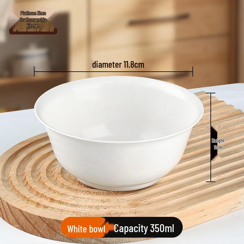 Biodegradable Rice Husk Disposable Round Bowls