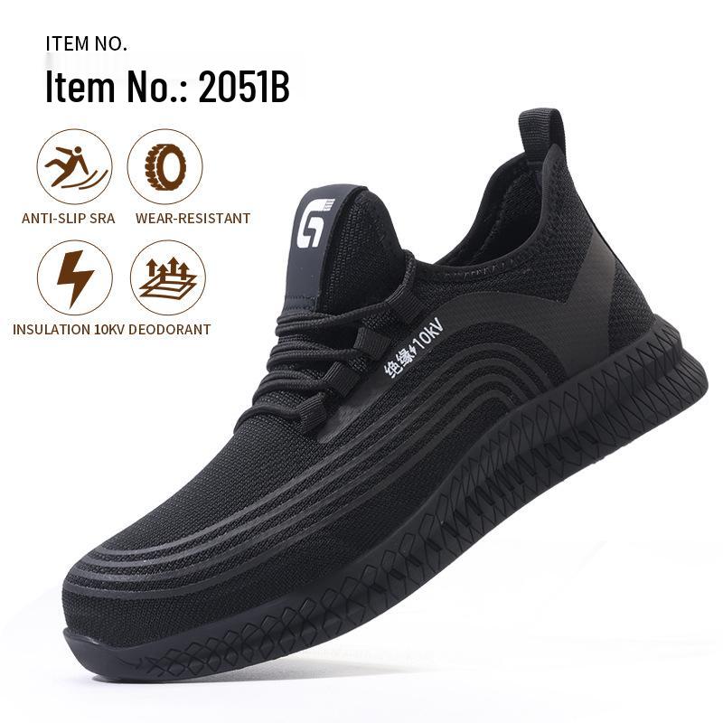 Spring Insulation 10KV Electrician Shoes: Anti-Smash, Anti-Puncture, Lightweight, Breathable, Plastic Toe Cap, Insulated for Men & Women