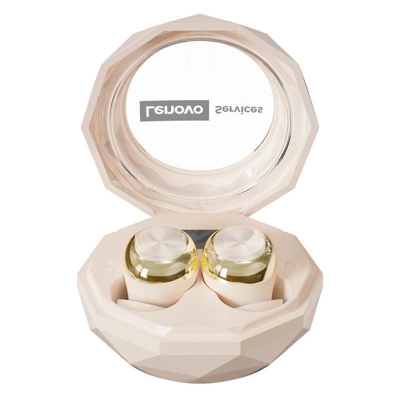 Original Lenovo LE206 Wireless Sleep Invisible Earbuds Tiny Hidden Earphone Bluetooth 6.0 Headphone Sport Stereo Noise Cancelling Headset