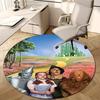 1pc The Wizard of Oz1 Design Printed Area Round Carpet for Bedroom Living Room Home Decor Rugs Mat Non Slip Mat Rug for Bedside