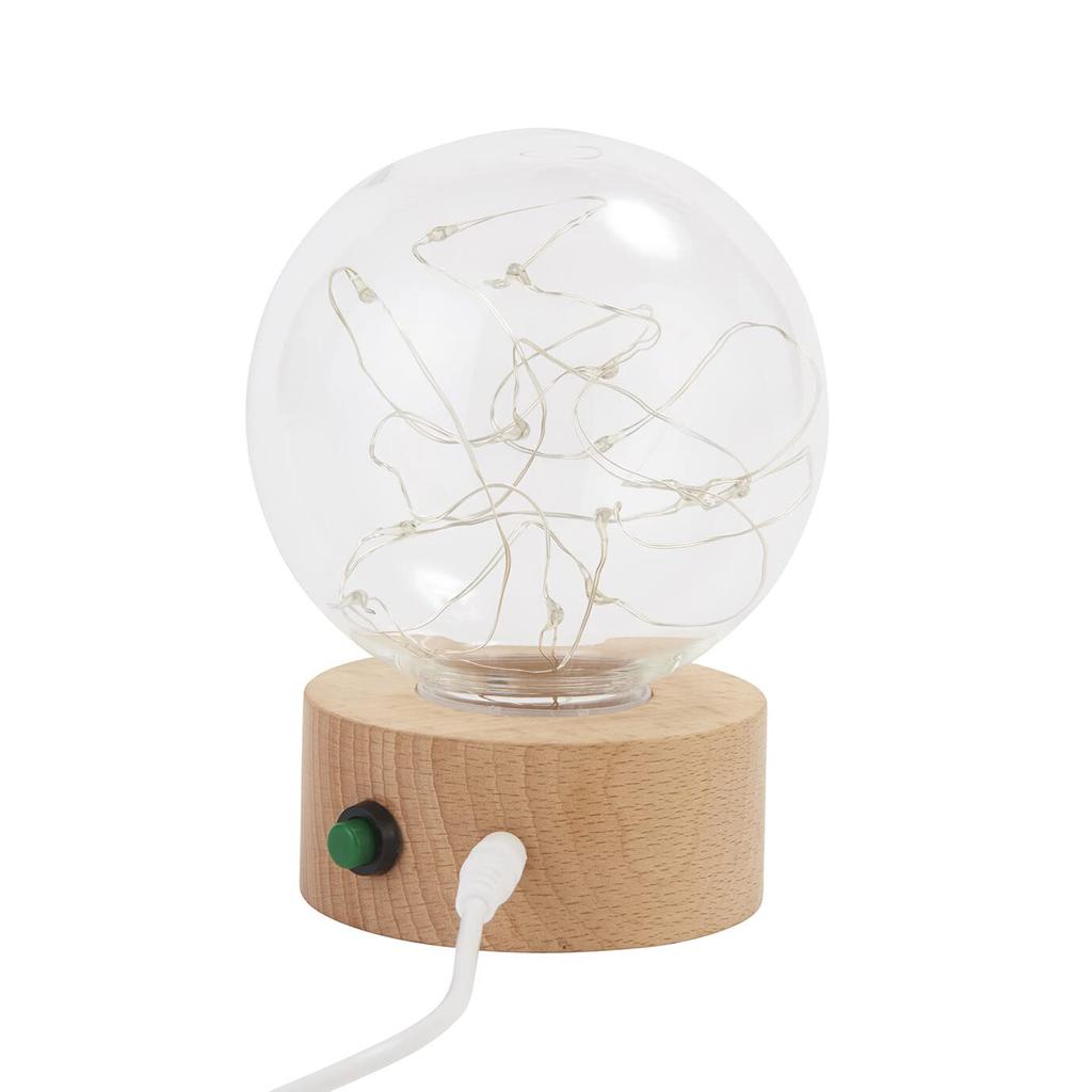 This enchanting dome-shaped LED light, measuring 10 x 10 x 13.5cm high, creates a relaxing and ambiance-filled room. Its soft, relaxing light is USB-p