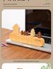 Nordic Key Hook: No-Drill Wall-Mounted Beech Wood Hallway Decoration and Storage Rack