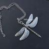 Stor Dragonfly anheng Langkjede Halskjede Boho Lang Halskjede Good Luck Butterfly Halskjede for kvinner