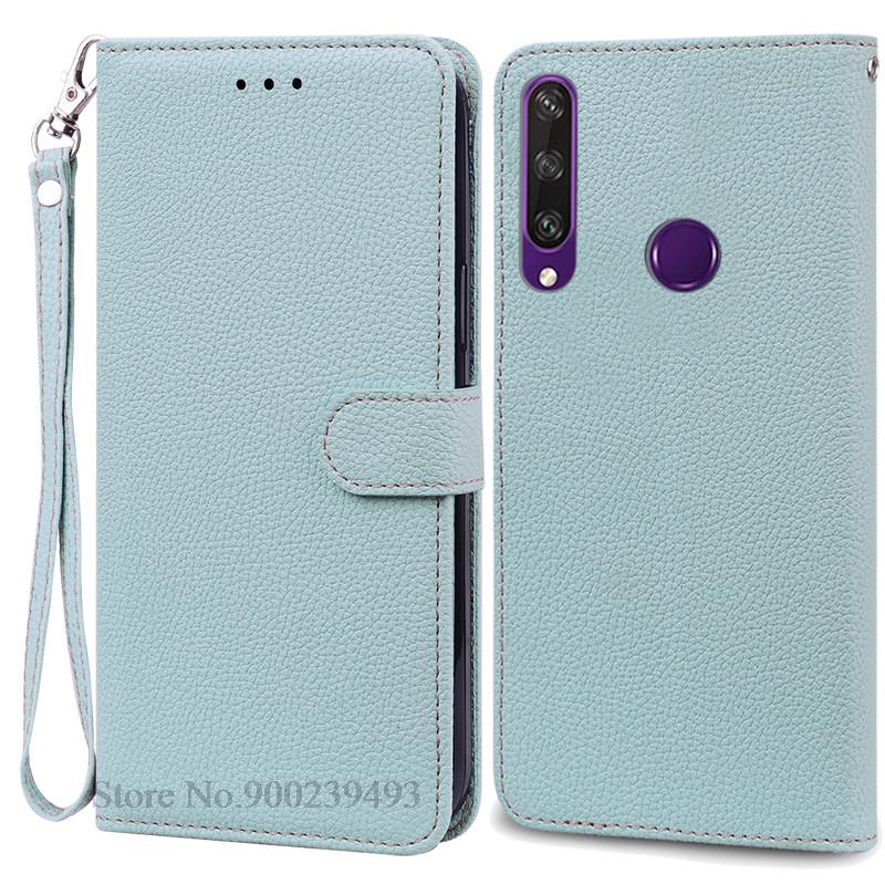 Pro pouzdro Huawei Y6P Kožené peněženkové vyklápěcí pouzdro Pro pouzdro Huawei Y6p MED-LX9N Měkký plný kryt Coque Fundas pro pouzdro Huawei Y6P