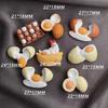 1pc, Fridge Magnets, Cartoon Fridge Magnets, Kawaii Simulation Egg Ornaments Refrigerator Magnets.