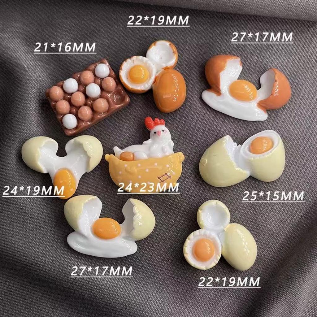 1pc, Fridge Magnets, Cartoon Fridge Magnets, Kawaii Simulation Egg Ornaments Refrigerator Magnets.
