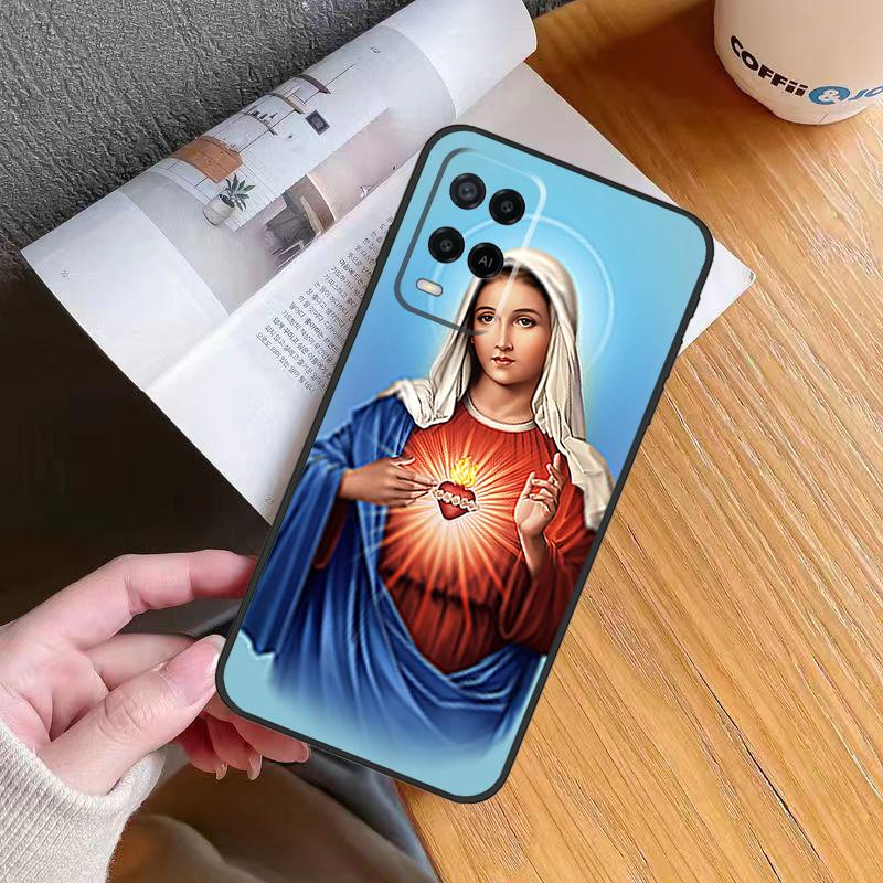 

Mother Virgin Mary Case For OPPO A57 A17 A57S A5 A9 A53 A15 A16 A77 A76 A96 A52 A72 A54 A74 A94 A58 A78 A98 OPPO A98 5G