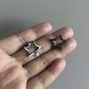 Korean Style Elegant Star Ear Cuffs for Women - Simple & Chic Five-Pointed Star Earrings for Daily Wear