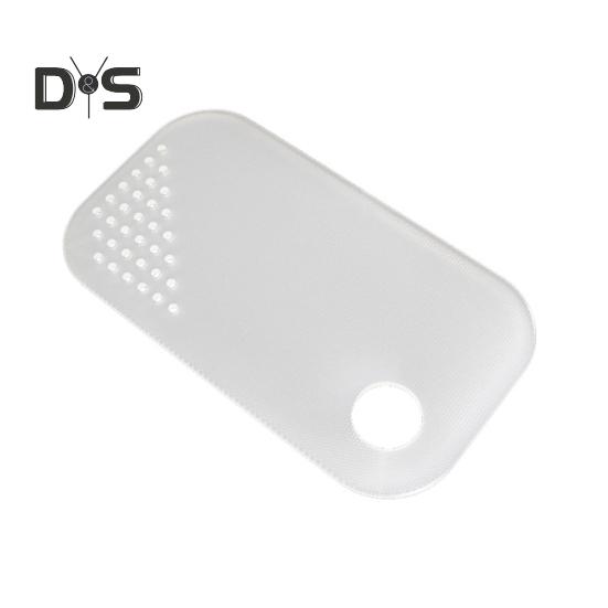 

Мини-разделочная доска для кемпинга с дренажным отверстием, портативная, прозрачная, нескользящая, многофункциональная, для овощей, фруктов, мяса прозрачный