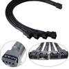 Fan Adapter 1 To 4 Splitter Cable For PC Cooling Systems Supports Speed Controls And Overloads Protections