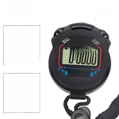 Vodotěsné dvoustopé elektronické sportovní stopky s funkcemi rozhodčího a fitness (Model 013)