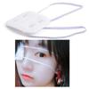 Lolita White Eye Patches Soft Single Eye Mask Halloween Cosplay Theme Party Costume Prop Stage Performance Eye Props