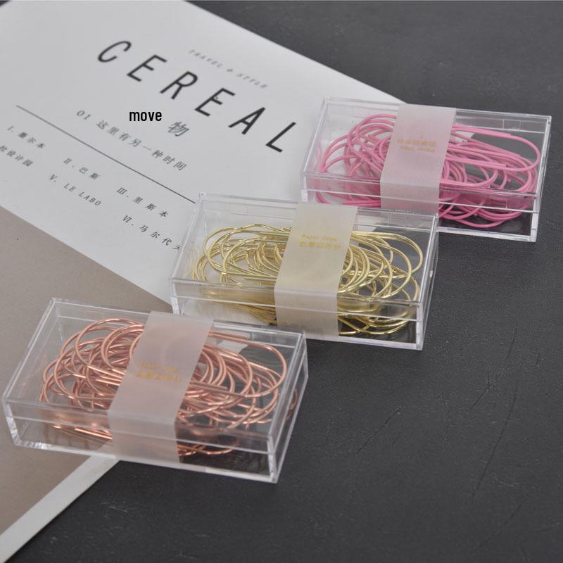 Creative Cute Large 50mm Metal Paper Clips - Office Supplies Silver (Electroplated)