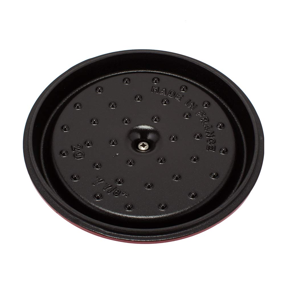 Staub Pico Cocotte Kulatý hrnec 20 cm Smaltovaný hrnec Rund Brater třešeň Pico Cocotte Hrnec Stylové nádobí Kuchyňské nádobí [Staub Hrnec] Cherry/Red