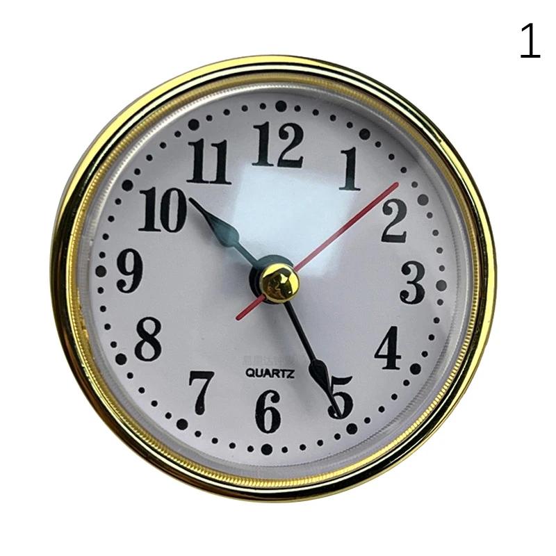 

1Pcs Classic Clock Craft Quartz Movement Dia.65mm Round Clocks Insert Roman Number Little Clock Arabic Numbers Wall Decor