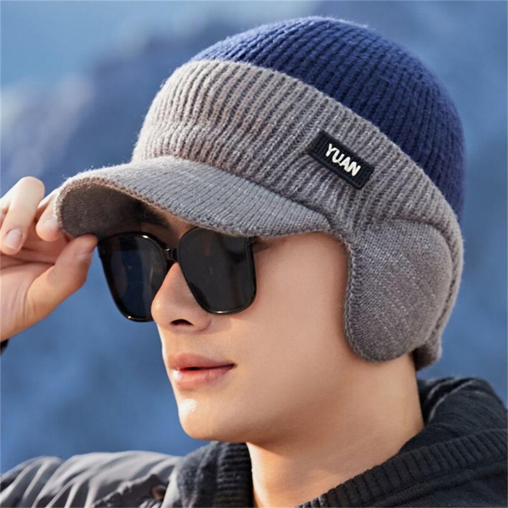 Dual Tone Dad Hat Keep Warm Couples Hats Stylish Baseball Cap  Outdoor Activities