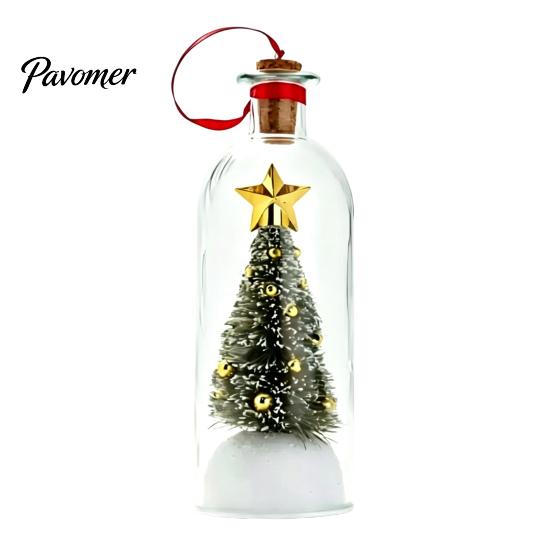 Festive Room Accent Light Recordable Christmas Message in A Bottle, Voice Recording Holiday Keepsake with Personalized Memory Playback Cork,