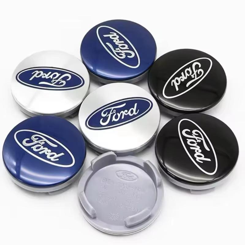 4Pcs Car Logo h99 Wheel Hub Center Caps Decoration Accessories For Ford ST Line Focus Mustang Fiesta Puma Ranger Kuga MK7 MAX F150