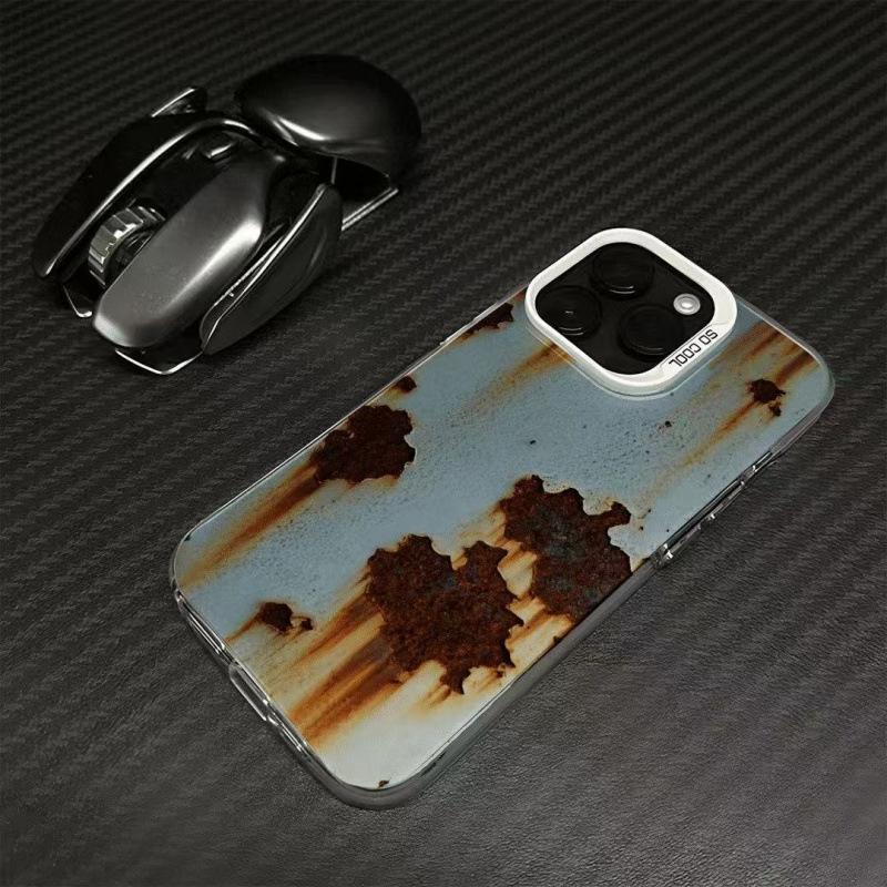 The New Personalized Rust Is Suitable for Iphone16 Mobile Phone Case Apple 15promax/14/13pro12/11.