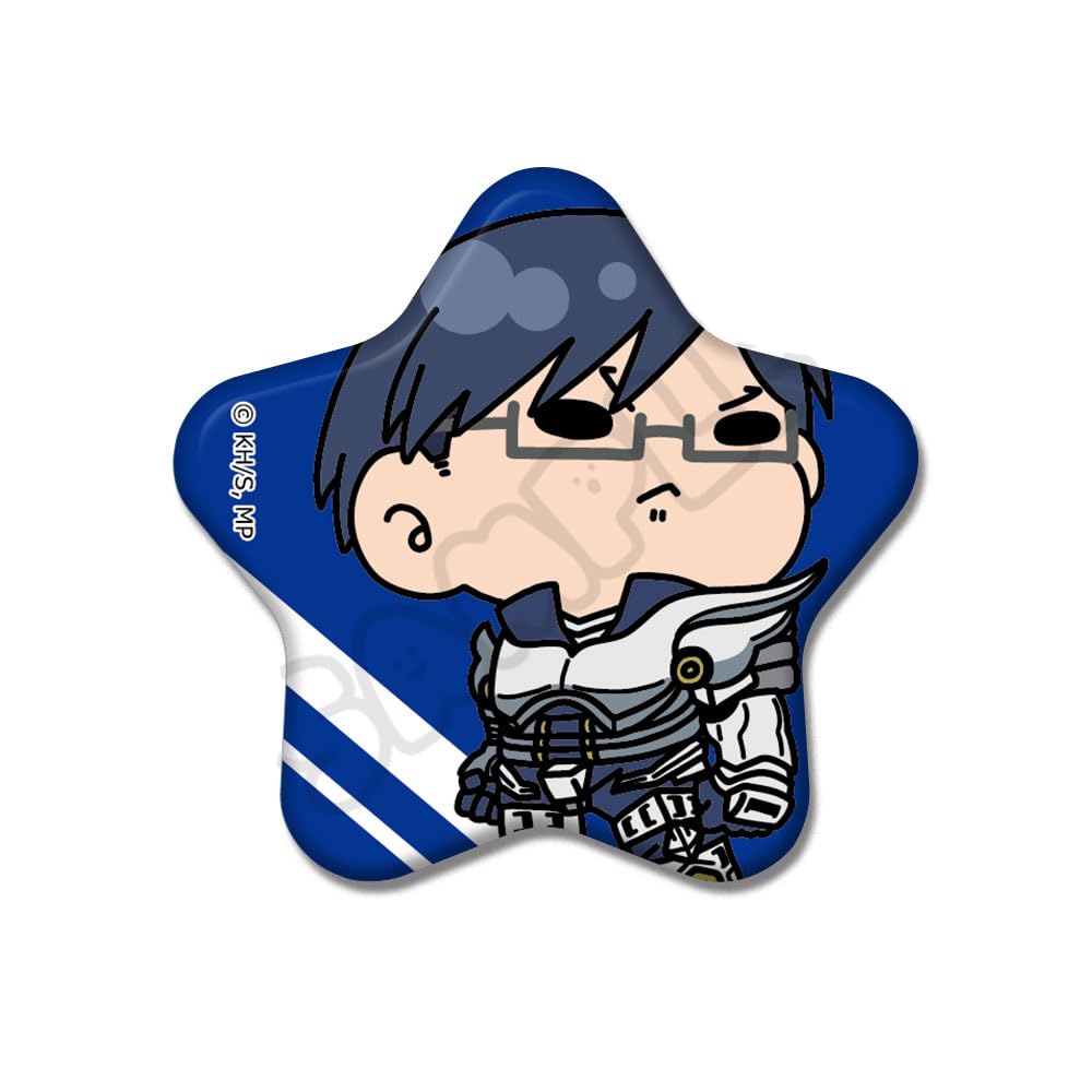 TV anime Hero 3rd Can Badge M YA "My Academia" [Tenya Iida] Everyone's Mochocho! Star-Shaped
