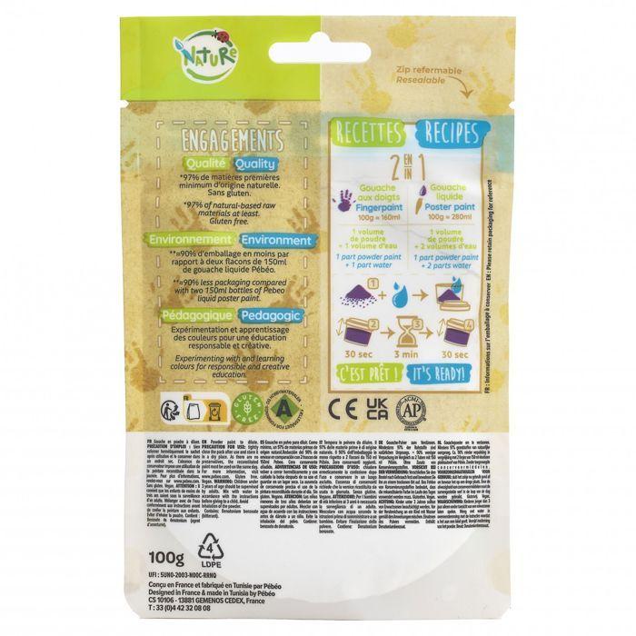 Powdered Gouache - PEBEO - Red - For Children from 2 Years Old