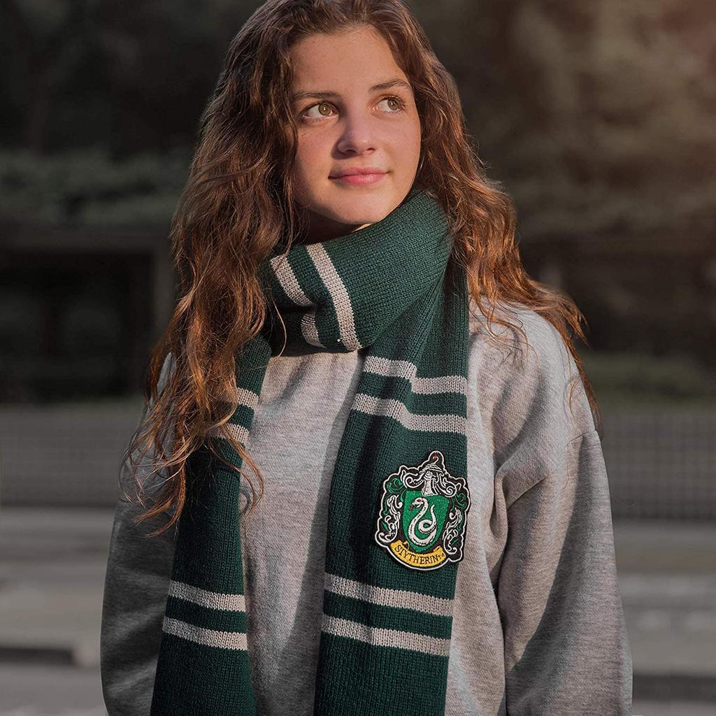 Cinereplicas Harry Potter Echarpe Acrylic Scarf Deluxe Edition Japanese Retailer Slytherin Serpentard Deluxe Edition 4895205601444 [Official Product]