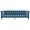 VidaXL Lit de repos bleu 100x200 cm velours 354250