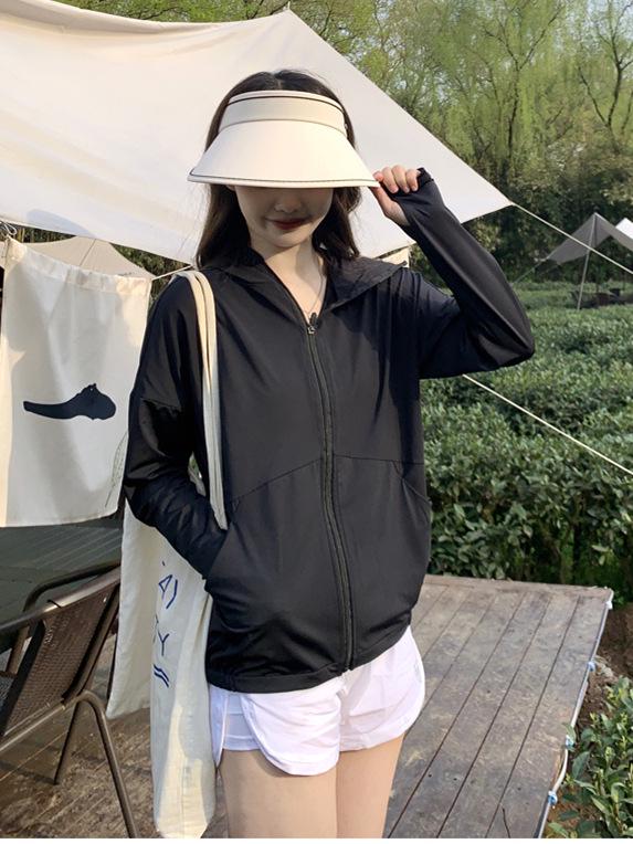 Women's 2025 Ice Silk Sun Protection Cardigan - Breathable, Loose, Anti-UV, Summer Jacket