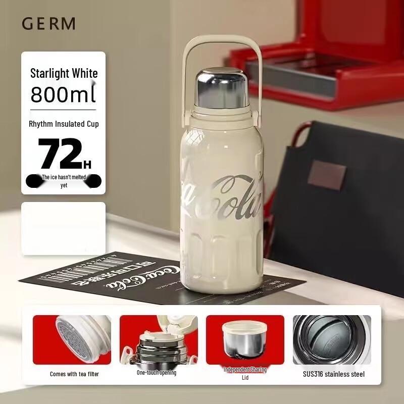 Geli Coca-Cola Co-branded 800ml Insulated Straw Cup