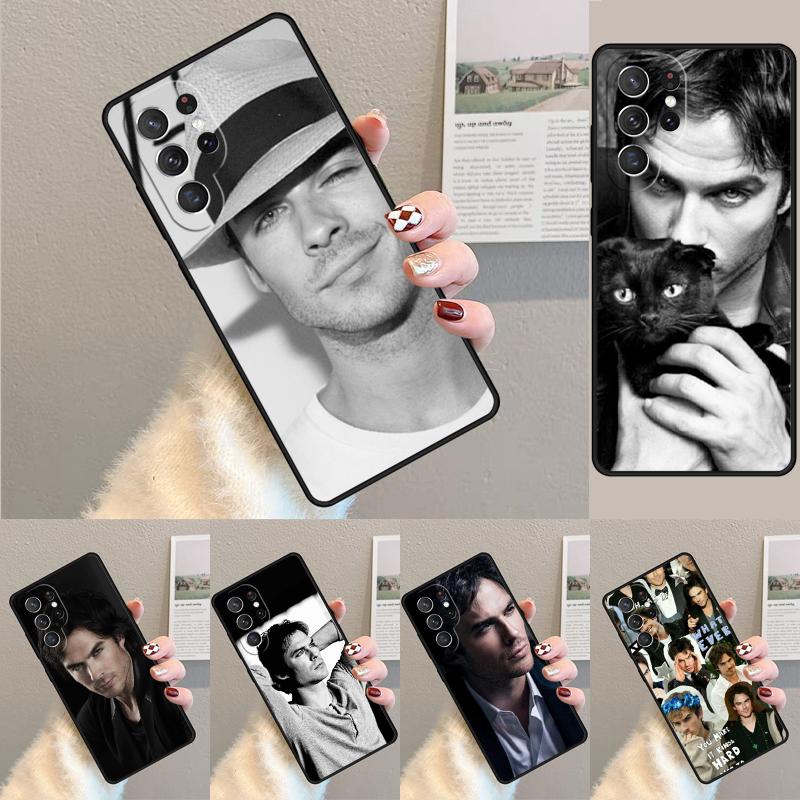 Handsome Ian Somerhalder Silicone Phone Case For Samsung Galaxy note 10 pro S26 S25 S24 S23 S22 S21 Plus S25Ultra Capa Cover