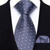 Neues Design Grün Braun Rot Krawatten-Set Polyester Einstecktuch Krawatten-Set Klassische Gepunktete Krawatte Für Herren Tägliche Kleidung Hemd Accessoire