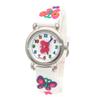 10pcs/Lot, Butterfly Watch 3D Silicone Strap Children Quartz Watch Kids Girl Boys Students Watches Wristwatch Gifts Wholeslaes