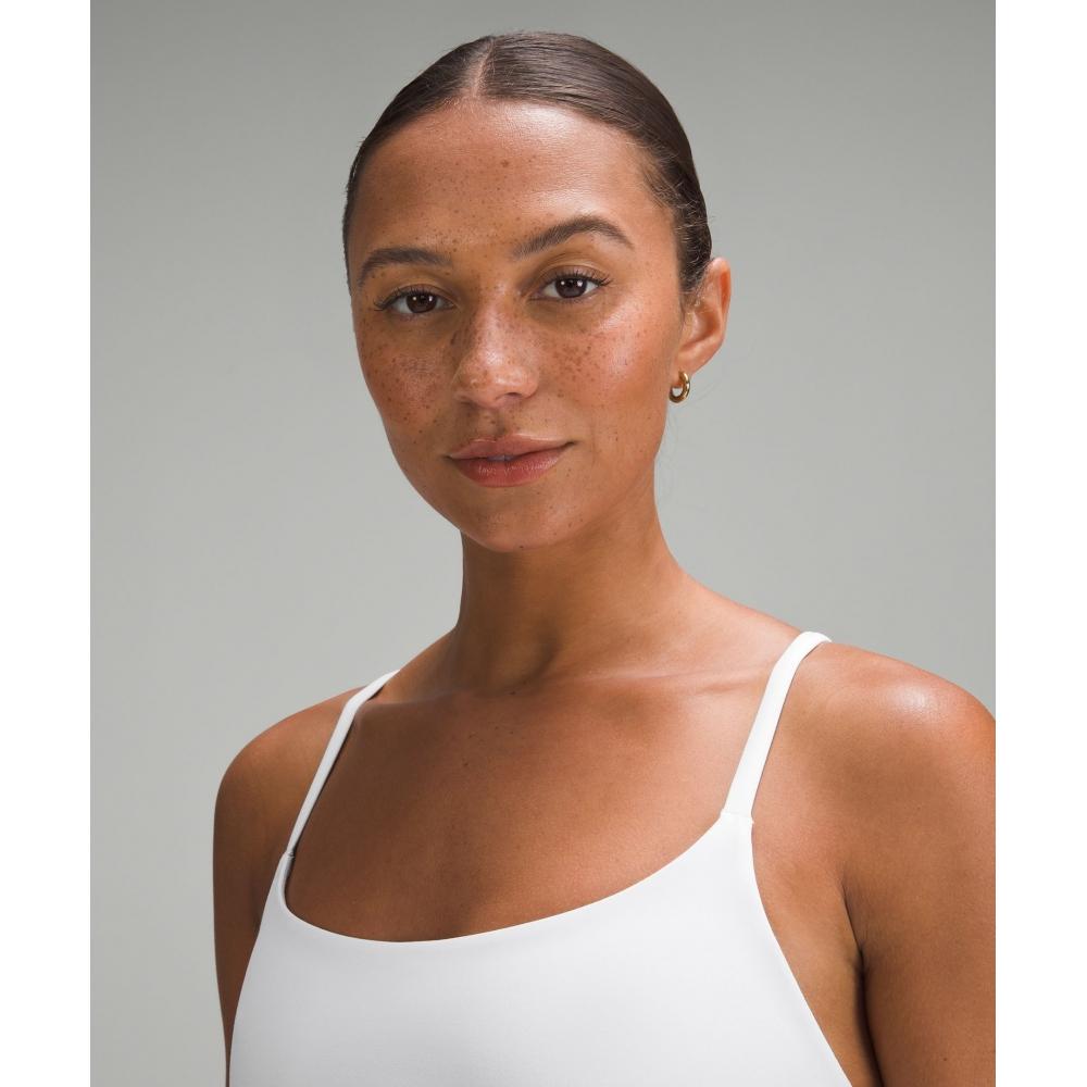 Lululemon Wunder TrAin StrAppy RAcer BrA  Light Support  A B Cup White
