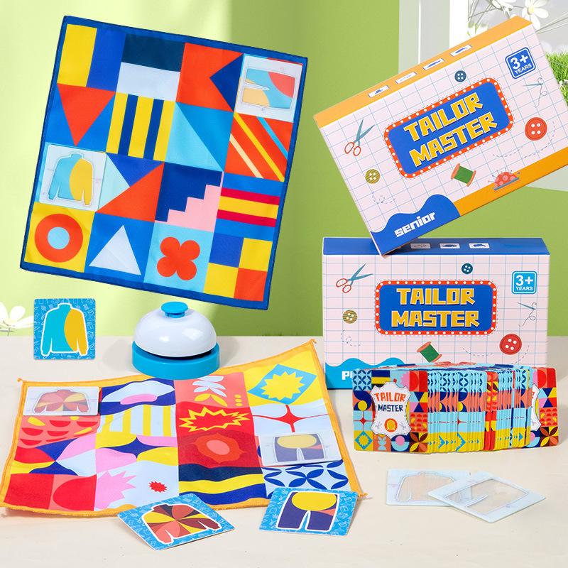 Master Tailor Pairing And Answering Battle Games, Children'S Puzzle Early Education With Paper Toys